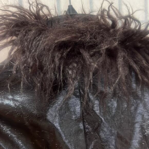 ASOS COLLUSION‎ PENNYLANE AFGAN FUR JACKET SIZE US 4 UK8.EU36 - Picture 5 of 7